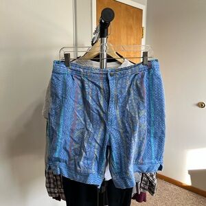 Hobie Blue Geometric Mens Shorts